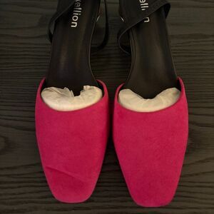 NEW! Women's Axellion Mule Slipper, Abnormal Heel Sandals Red Size 8.5 US - 1172
